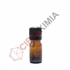 Botol Amber (Tebal) Filler 5ml - Black Cap